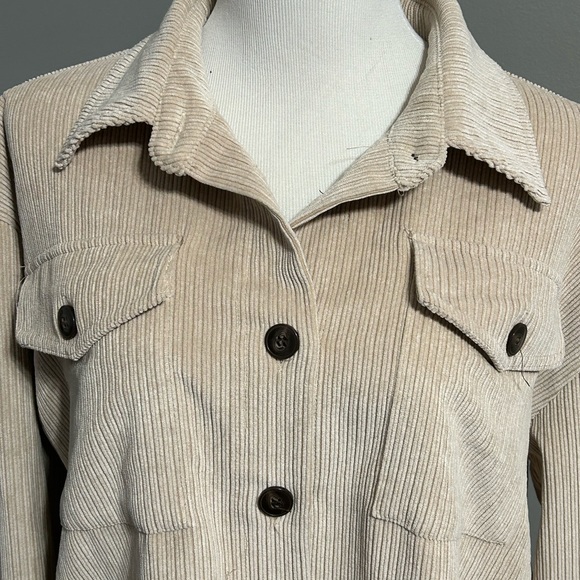 CI-Sono outerwear women’s size small corduroy‎ crop jacket - Picture 5 of 14